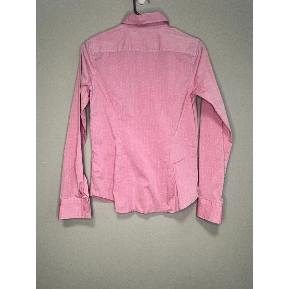 Banana Republic Women's Button Up Blouse Size 4 Summer Pink - Picture 5 of 6